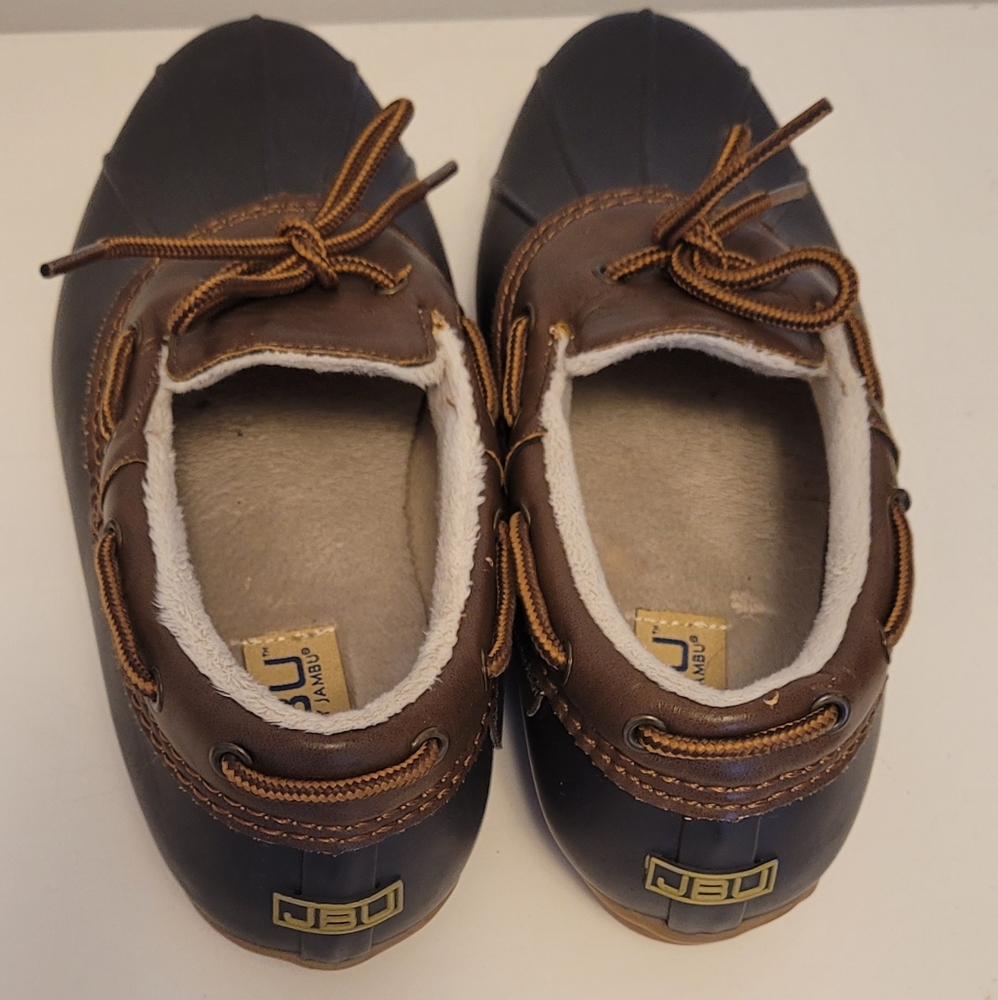 Jambu Men's Dark Brown and Black Boat Shoes - Picture 10 of 12